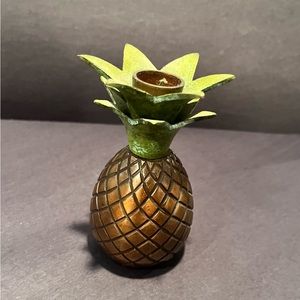 Brass Pineapple Candle Stick